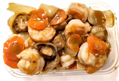30________King Prawns with Mushrooms